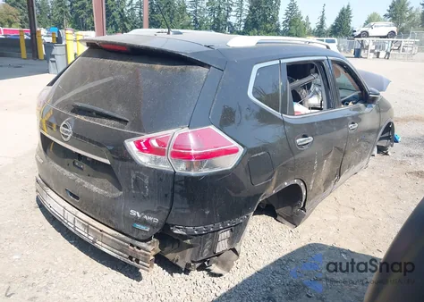 2014 Nissan Rogue Sv z USA, uszkodzony, nr VIN 5N1AT2MV7EC805766